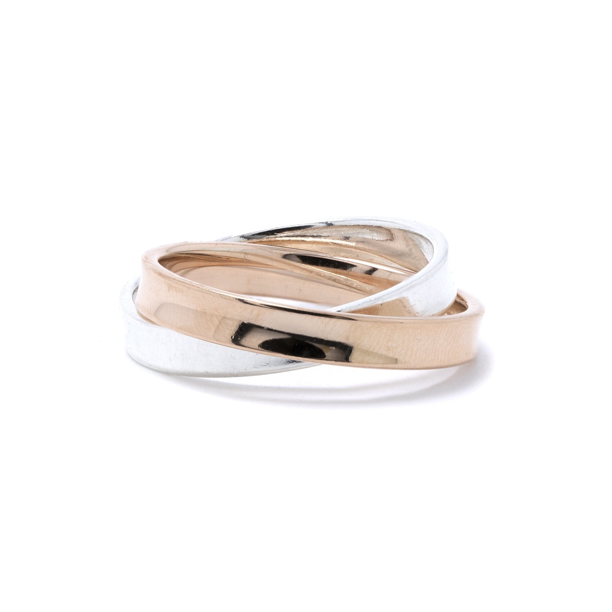 Tiffany & Co. Two-Tone 1837 Interlocking Circles Ring