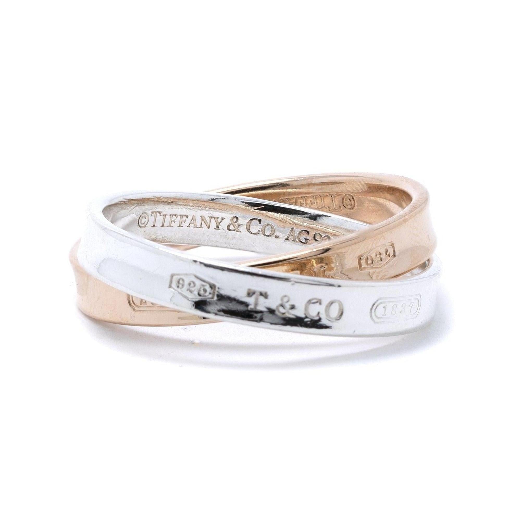 Tiffany & Co. Two-Tone 1837 Interlocking Circles Ring