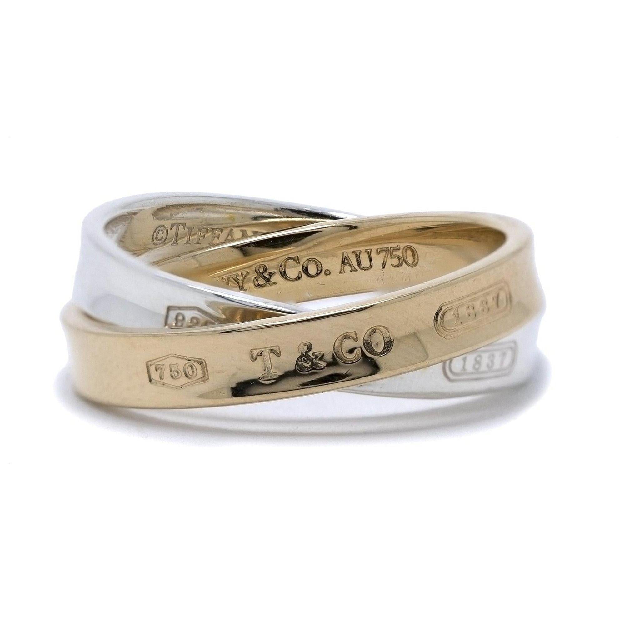Tiffany & Co. Two-Tone 1837 Interlocking Circles Ring