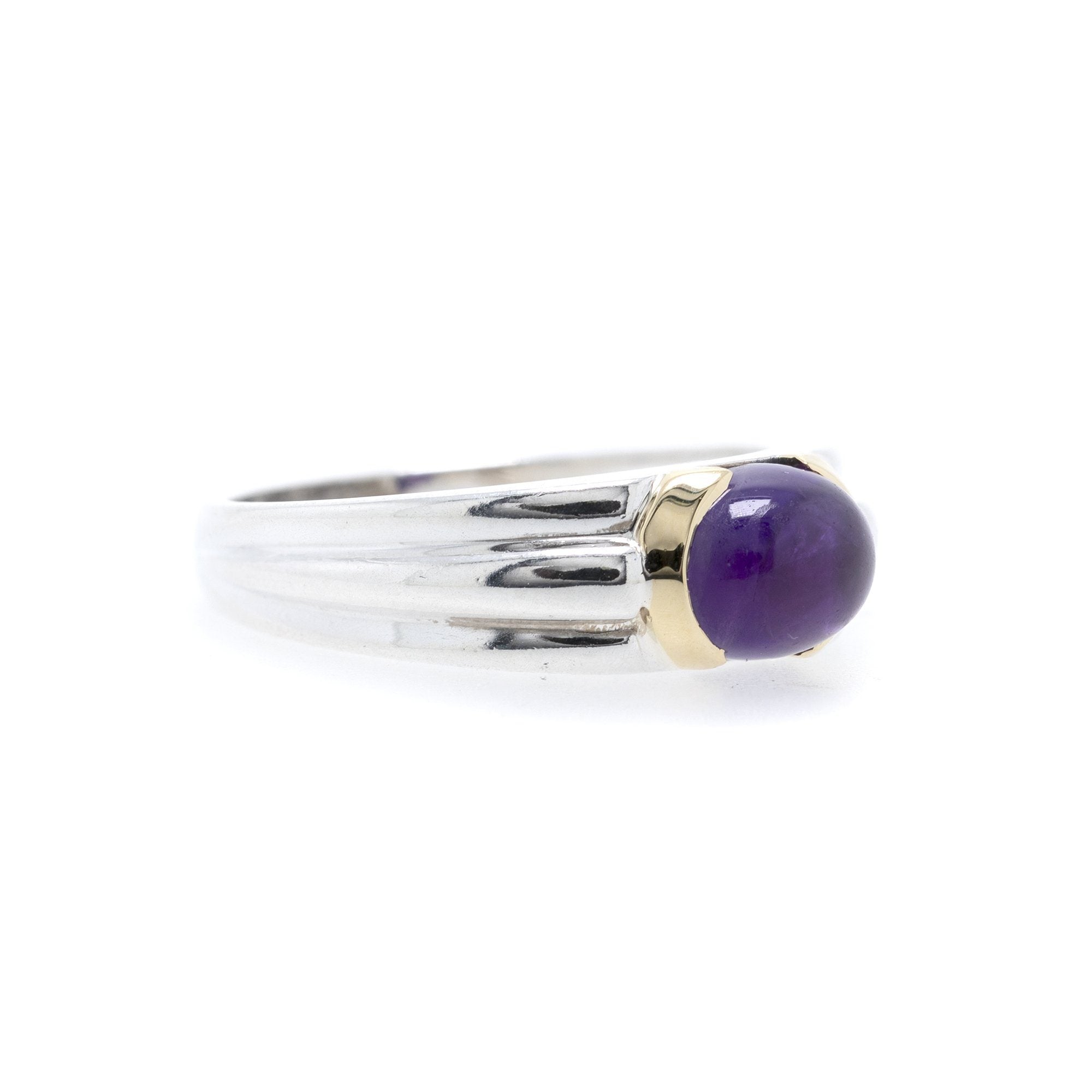 Tiffany & Co. Two-Tone Amethyst Cocktail Ring