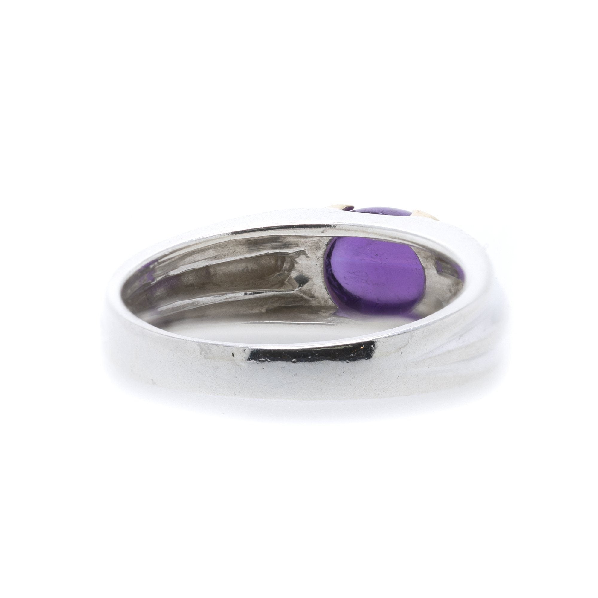 Tiffany & Co. Two-Tone Amethyst Cocktail Ring