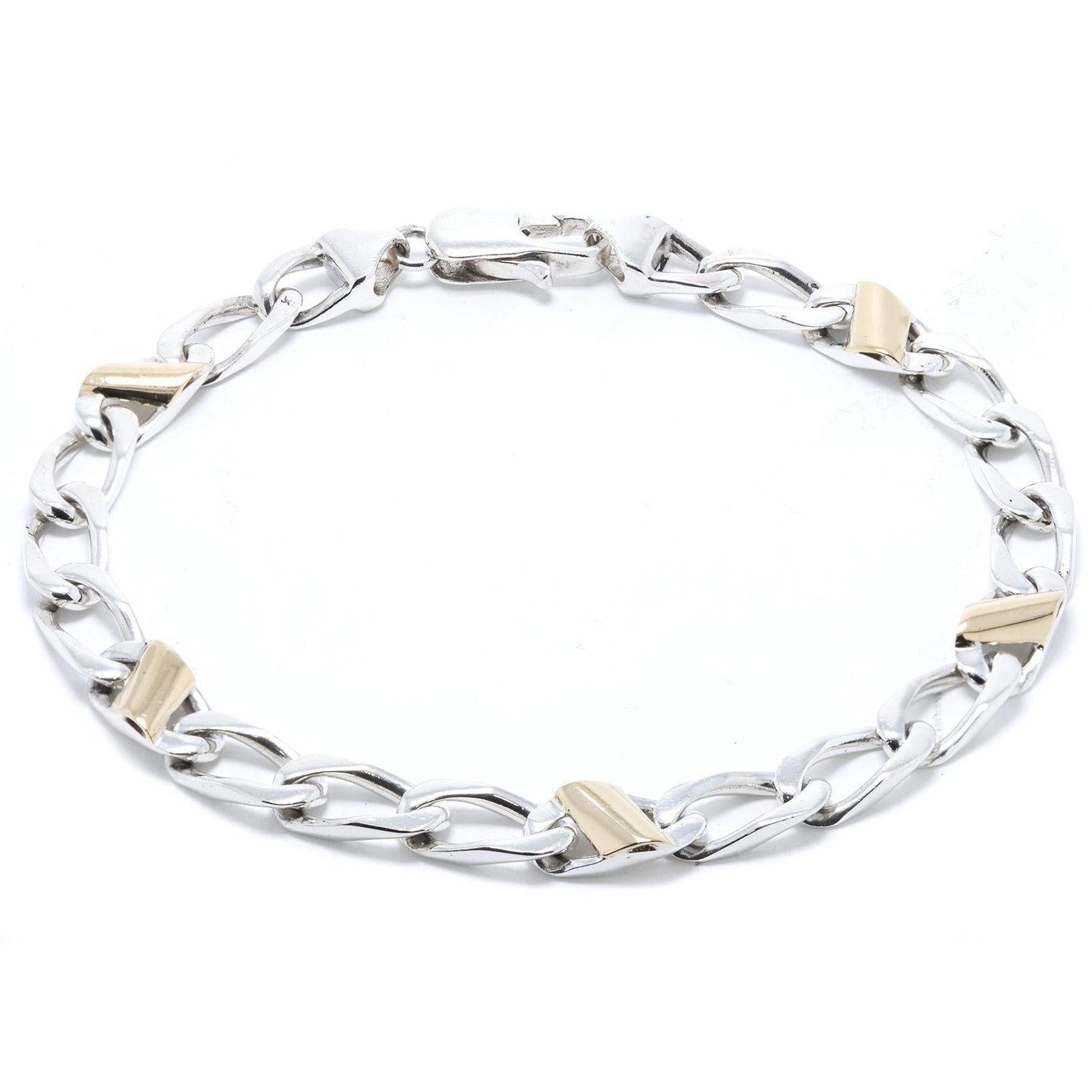 Tiffany & Co. Two-Tone Curb Link Bracelet