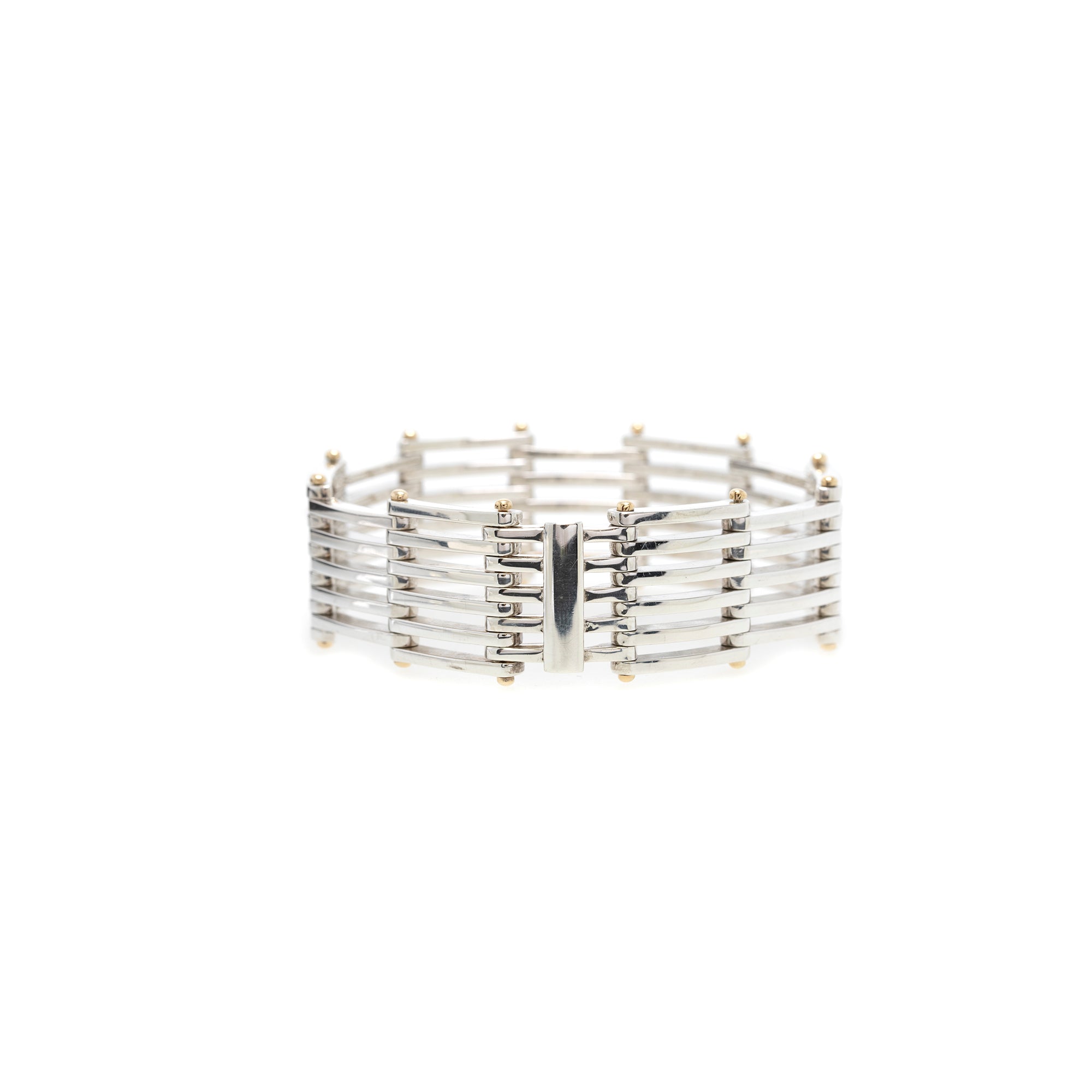 Tiffany & Co. Two-Tone Gate Link Bracelet