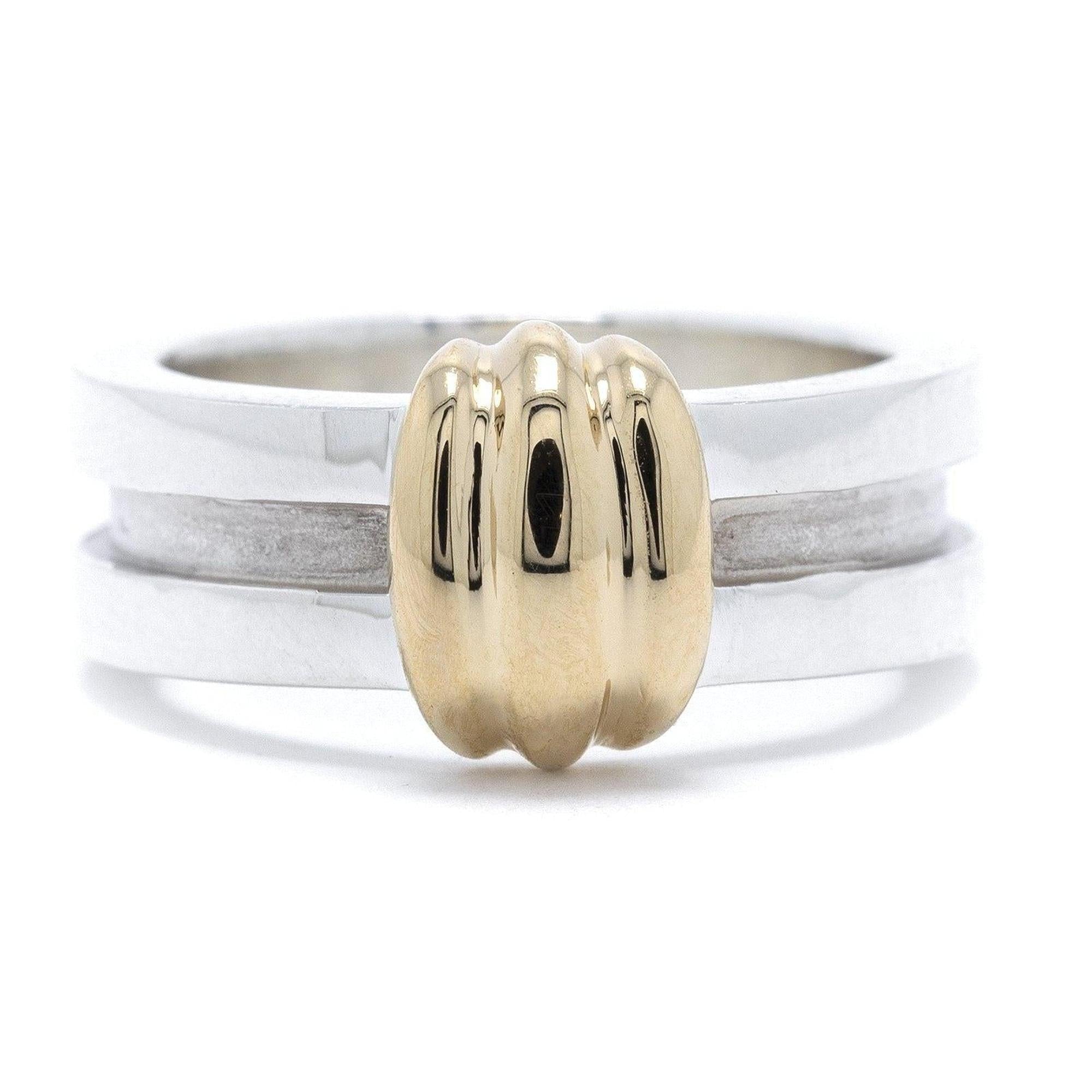 Tiffany & Co. Two-Tone Groove Ring