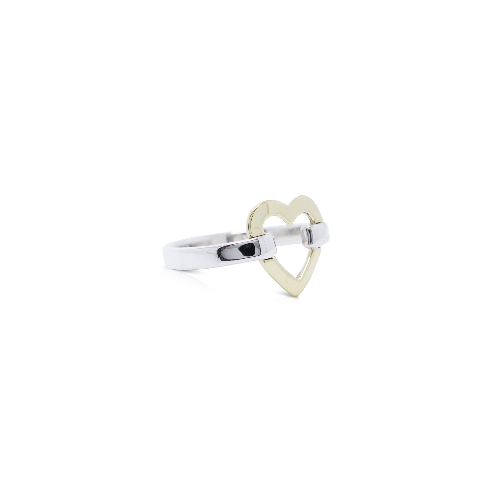 Tiffany & Co. Two-Tone Heart Ring