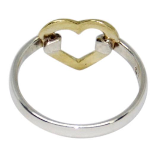 Tiffany & Co. Two-Tone Heart Ring