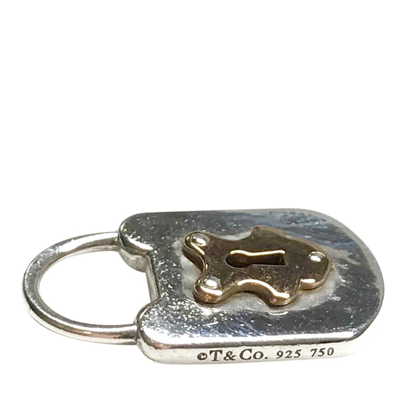 Tiffany & Co. Two-Tone Mini Vintage Lock Charm