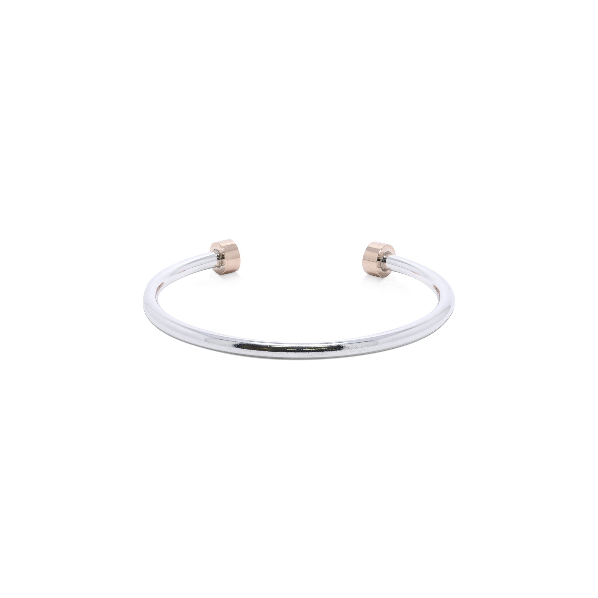 Tiffany & Co. Two-Tone Return to Tiffany Narrow Circle Edge Cuff