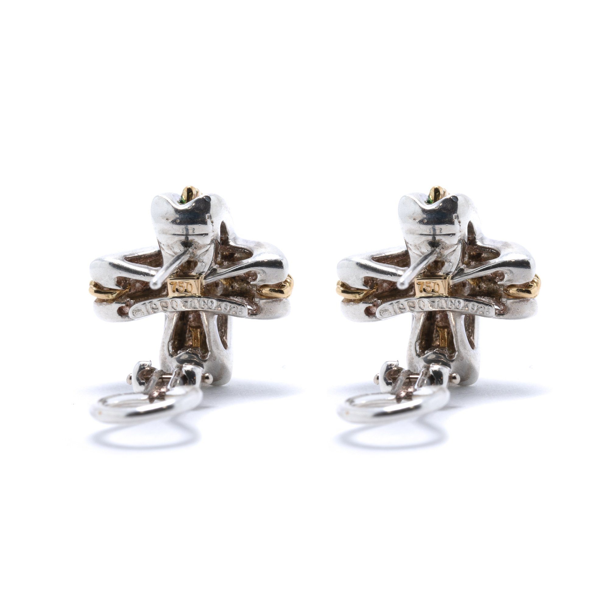 Tiffany & Co. Two-Tone Signature X Earrings
