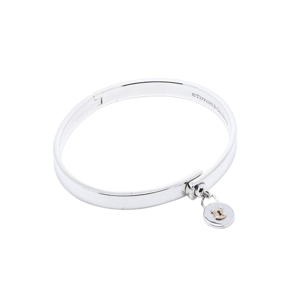 Lock Bangle Tiffany & Co. Two-Tone Tiffany Locks Vintage Round Lock Bangle – Oliver ...