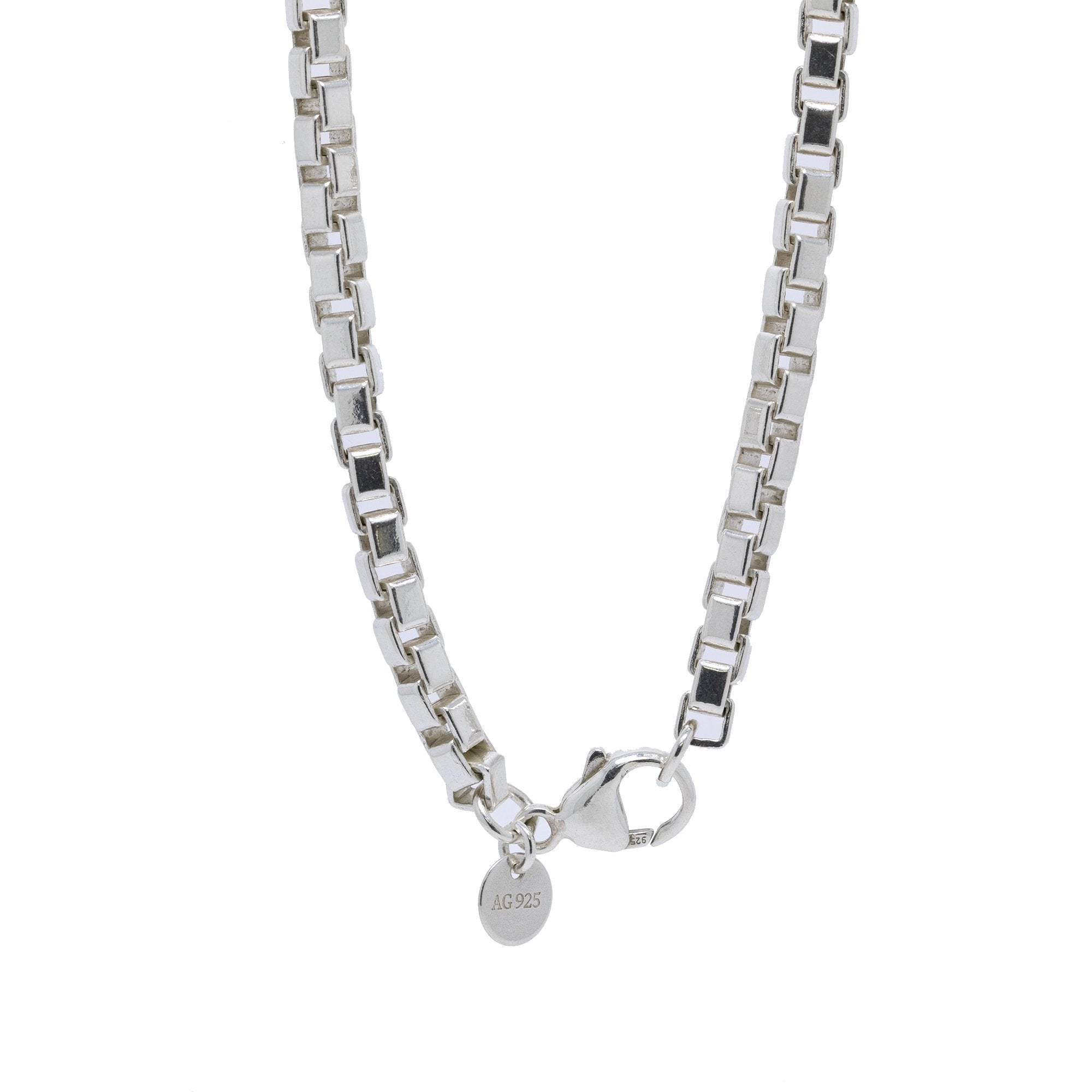 Tiffany & Co. Sterling Venetian Link Necklace | Purple Creek