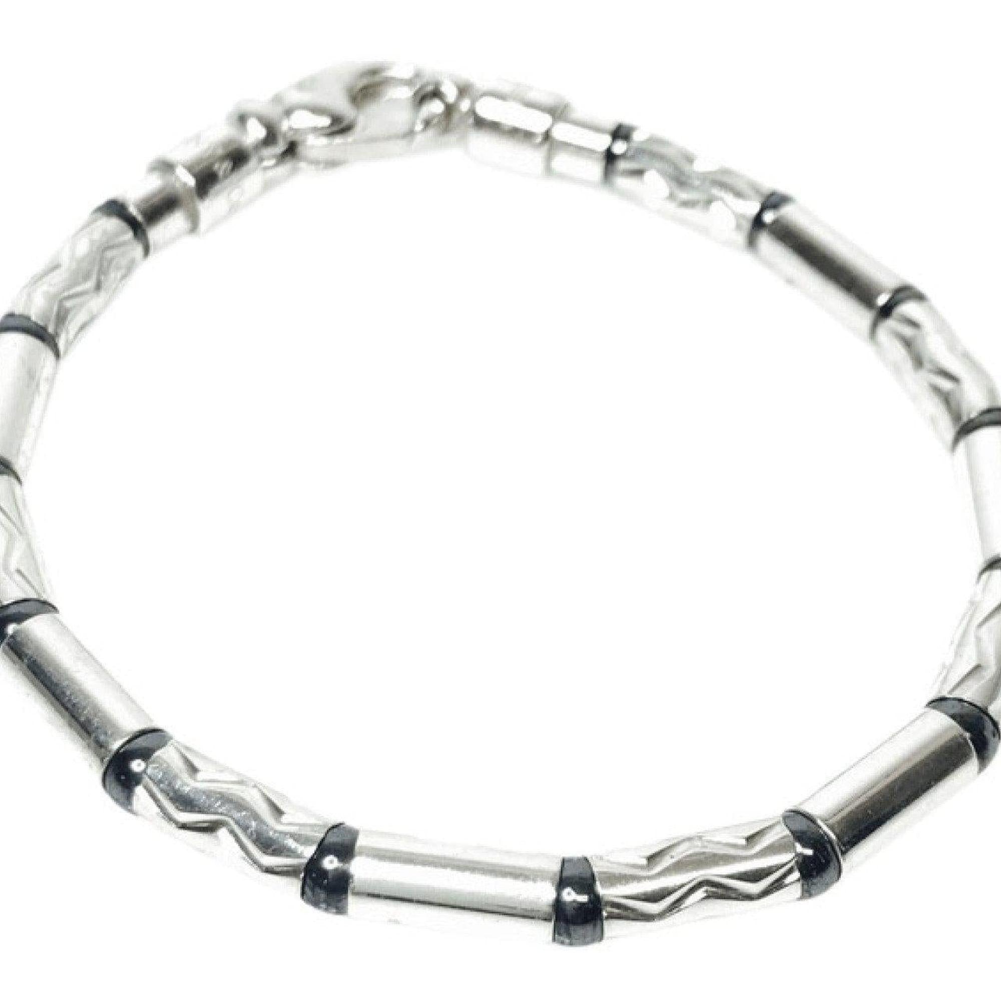 Tiffany & Co. Vintage Aztec Zig Zag Bracelet with Hematite