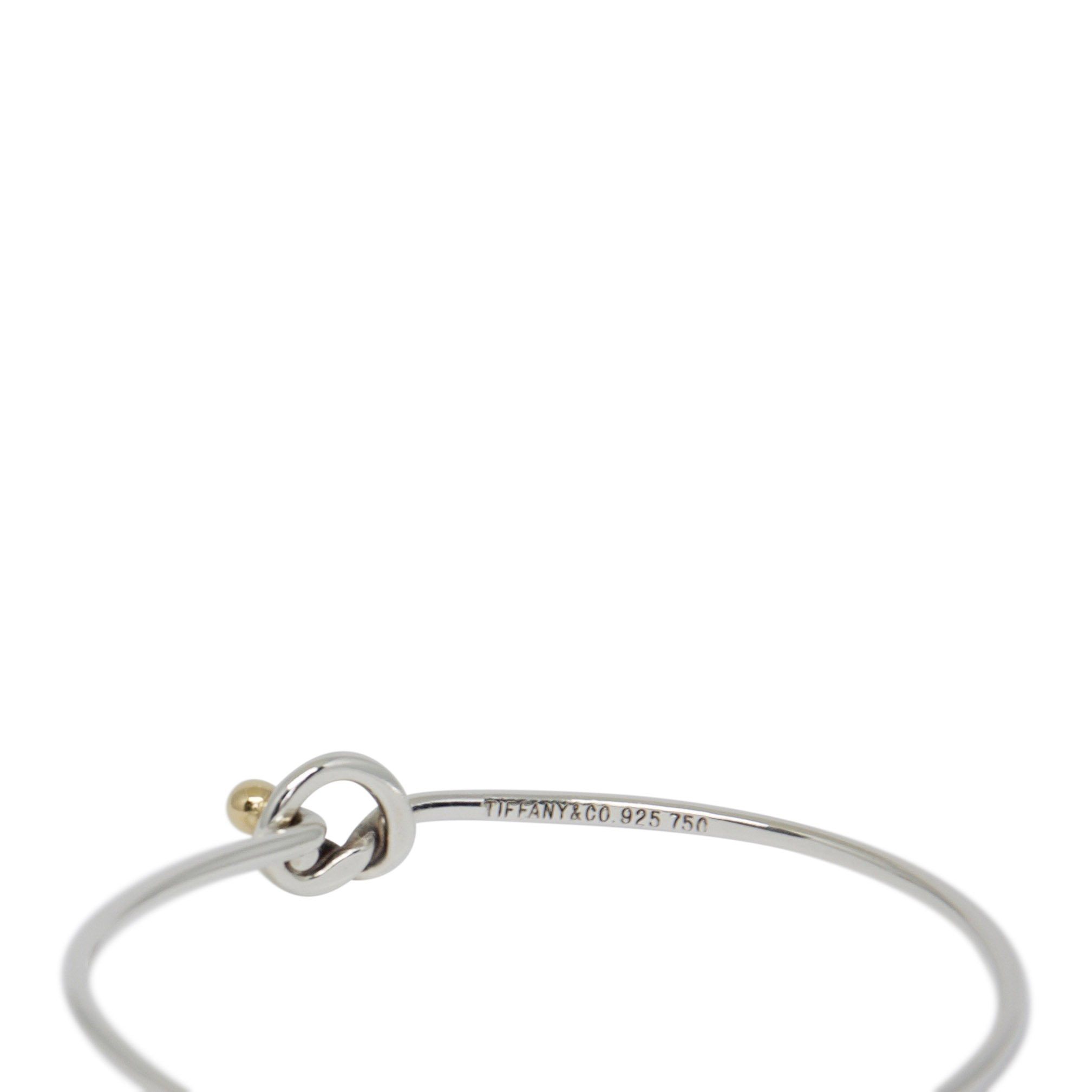 Tiffany & Co. Vintage Two-Tone Knot Bangle