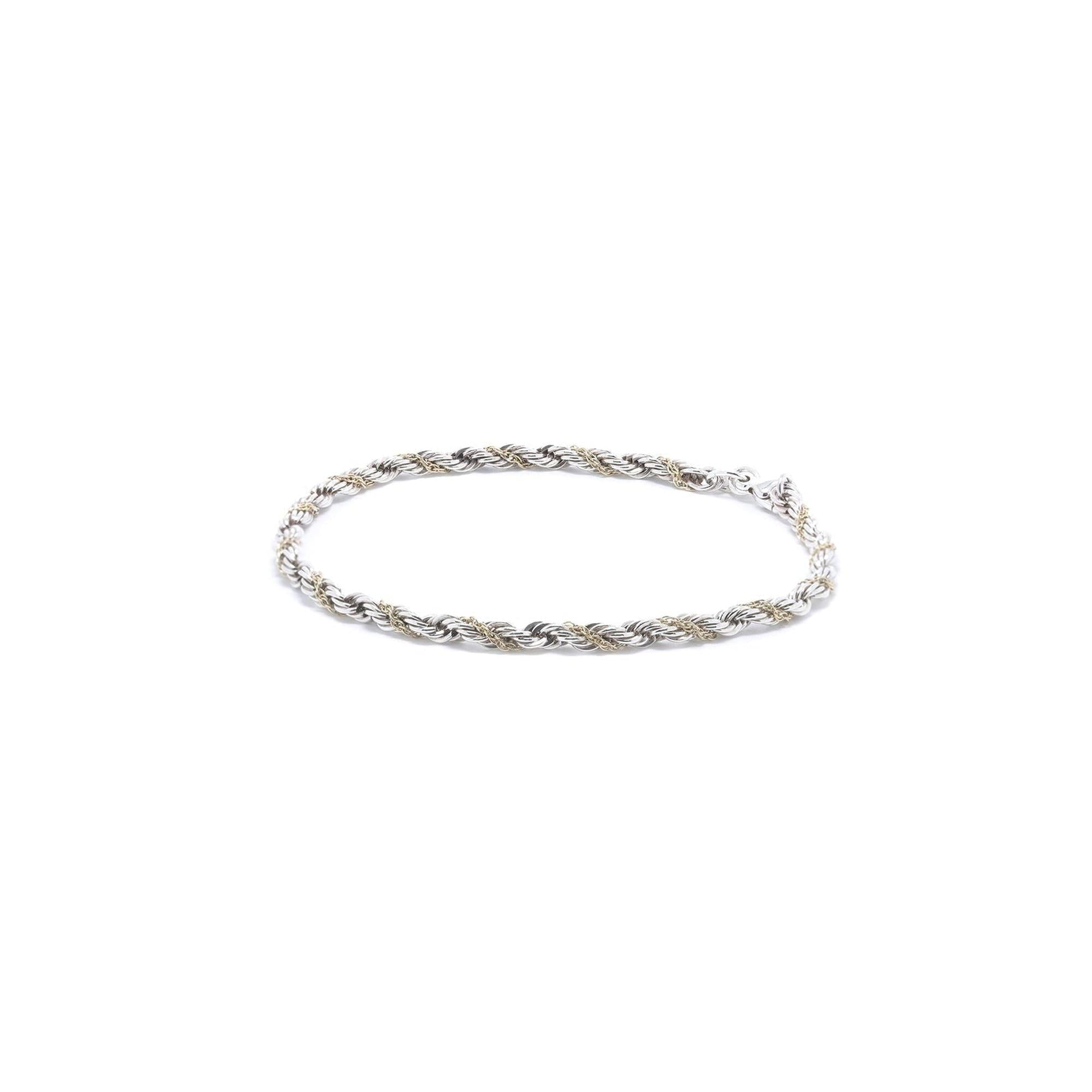 Tiffany & Co. Vintage Two-Tone Twist Rope Chain Bracelet – OLIVER'S