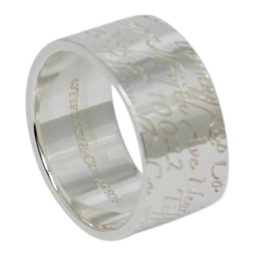 Tiffany & Co. Wide Notes Ring