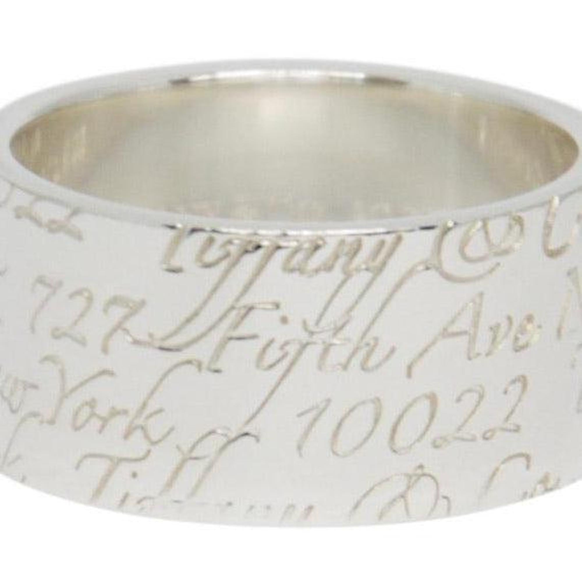 Tiffany & Co. Wide Notes Ring