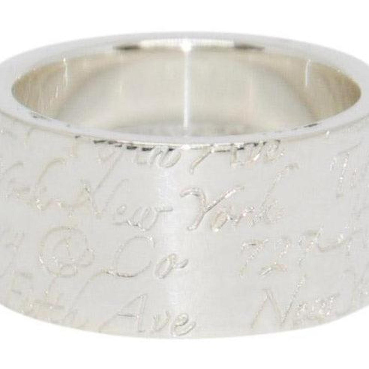 Tiffany & Co. Wide Notes Ring – OLIVER'S