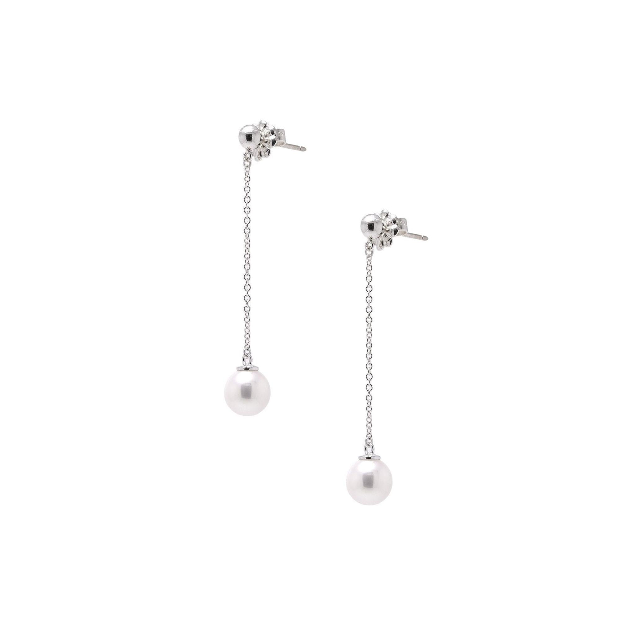 Tiffany & Co. Ziegfeld Collection Pearl Drop Earrings