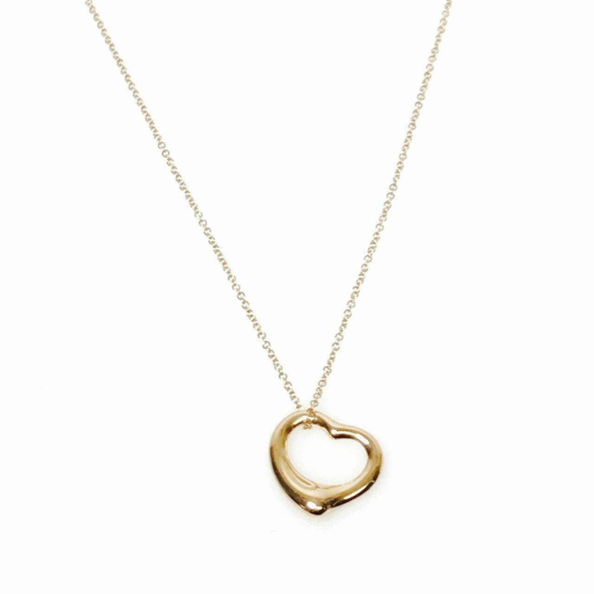 Tiffany Elsa Peretti Open Heart Pendant on 18" chain