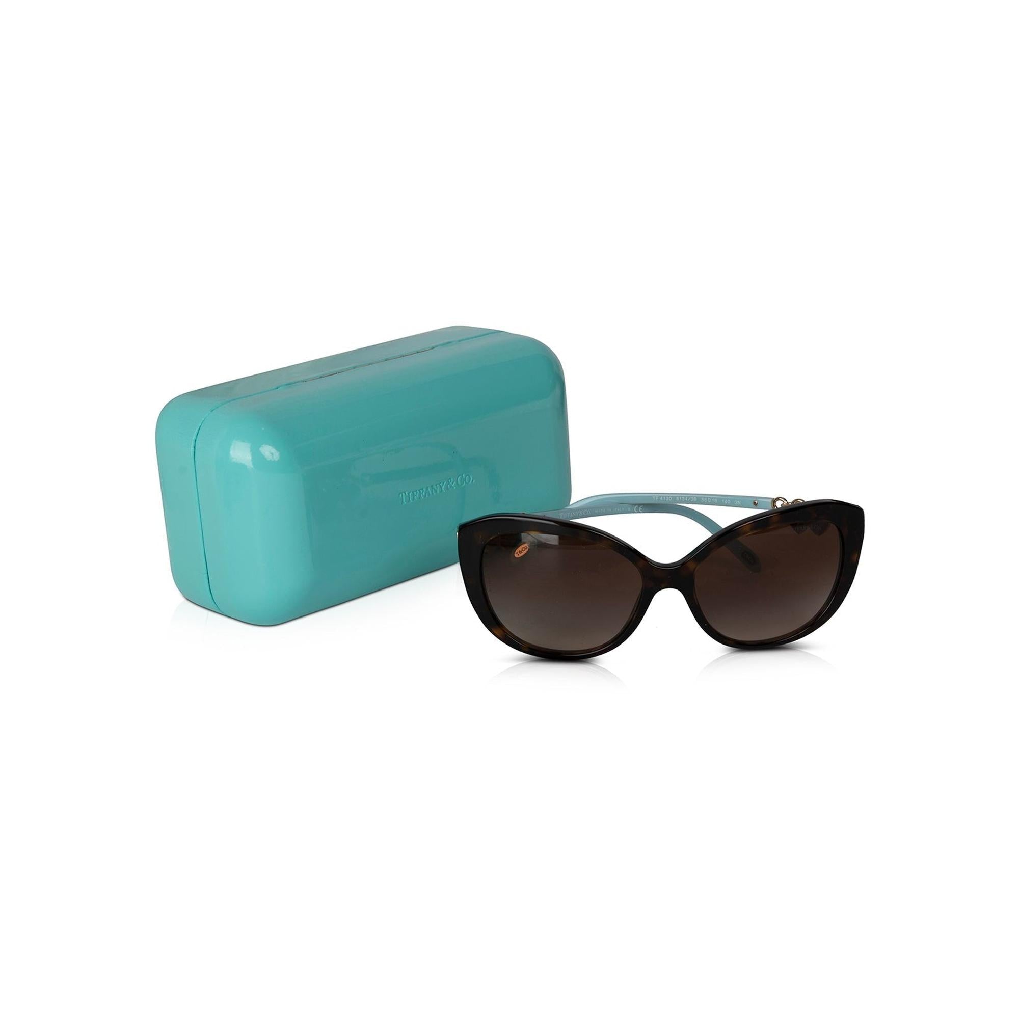 Tiffany Return To Tiffany Heart Tag Cat Eye Sunglasses w/ Case