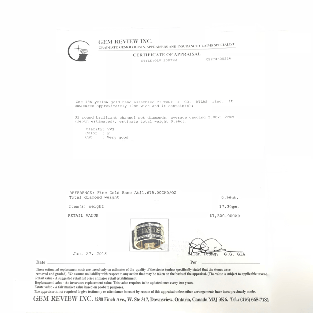 Tiffany Wide Atlas Ring