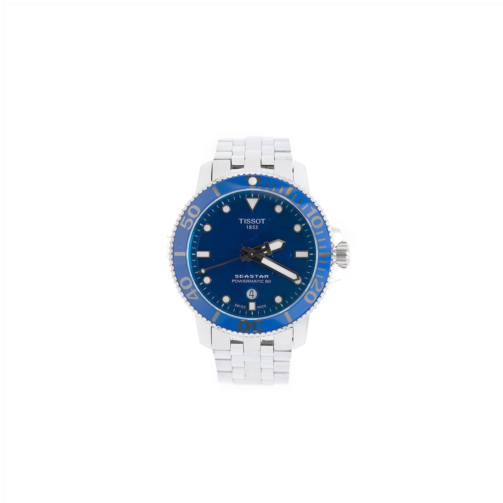 Tissot Seastar 1000 Powermatic 80 Watch w/ Box