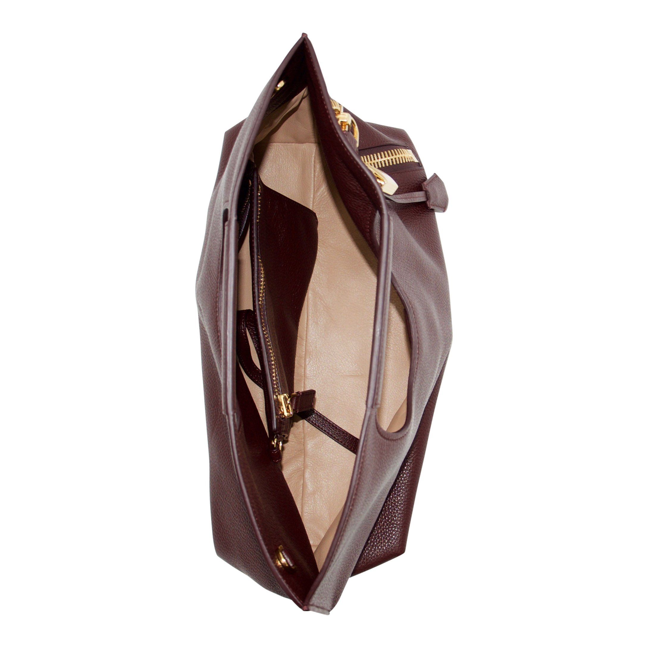 Tom Ford Alix Leather Tote