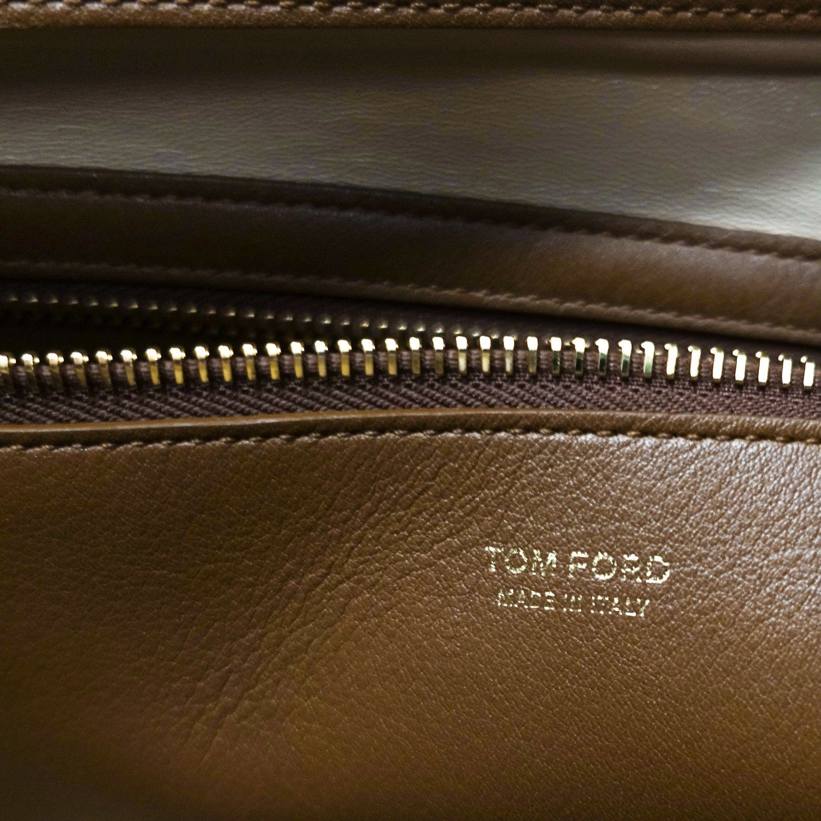 Tom Ford Brown Biscuit India Bag