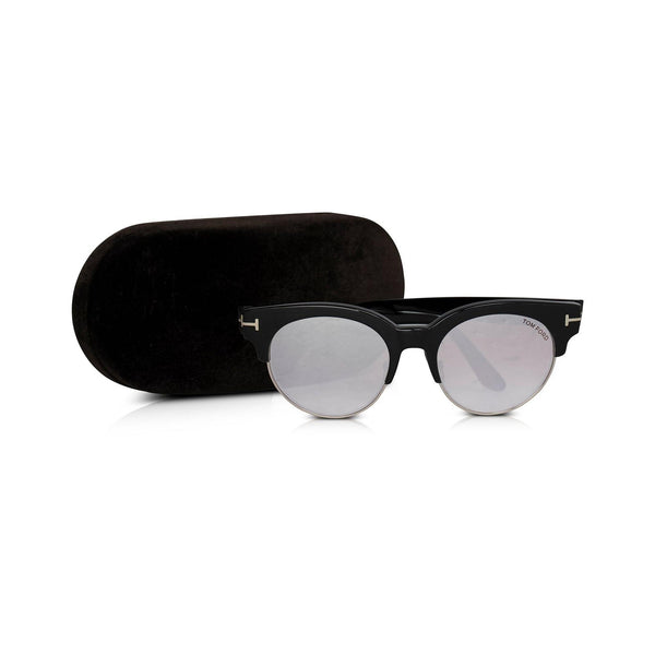 正規 TOM FORD Henri-02 TF598 サーモント サングラス 黒 Tom Ford Henri-02 TF598 Mirrored Sunglasses w/ Case – OLIVER'S