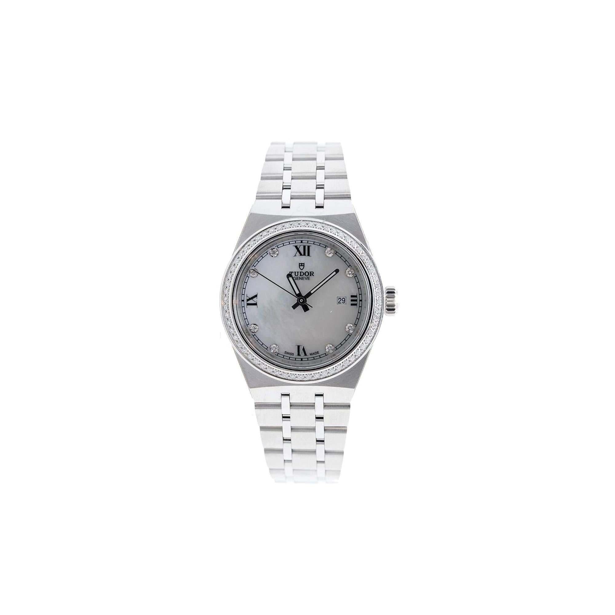 Tudor 2022 Diamond Royal Watch w/ Box