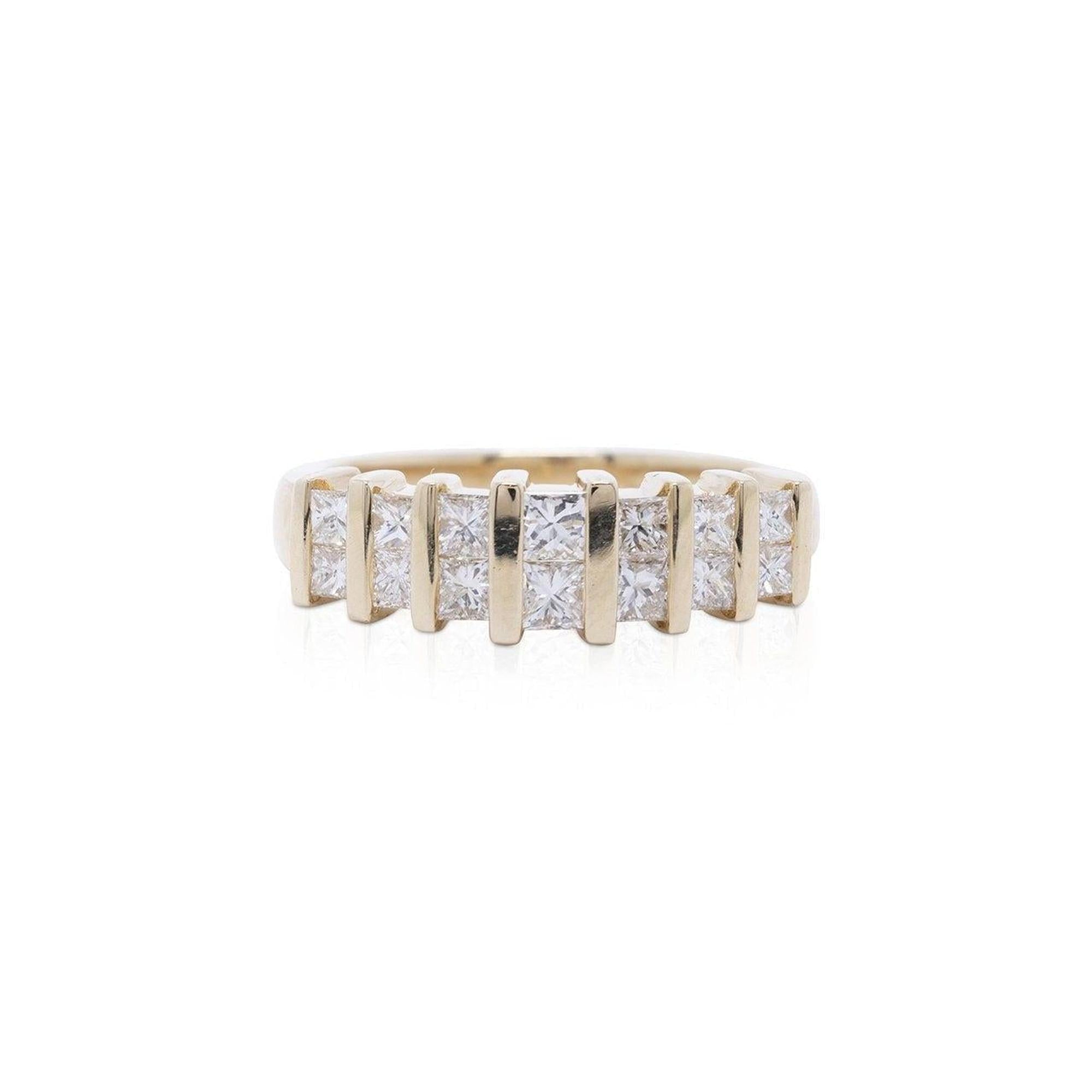Two-Row Diamond Band Ring