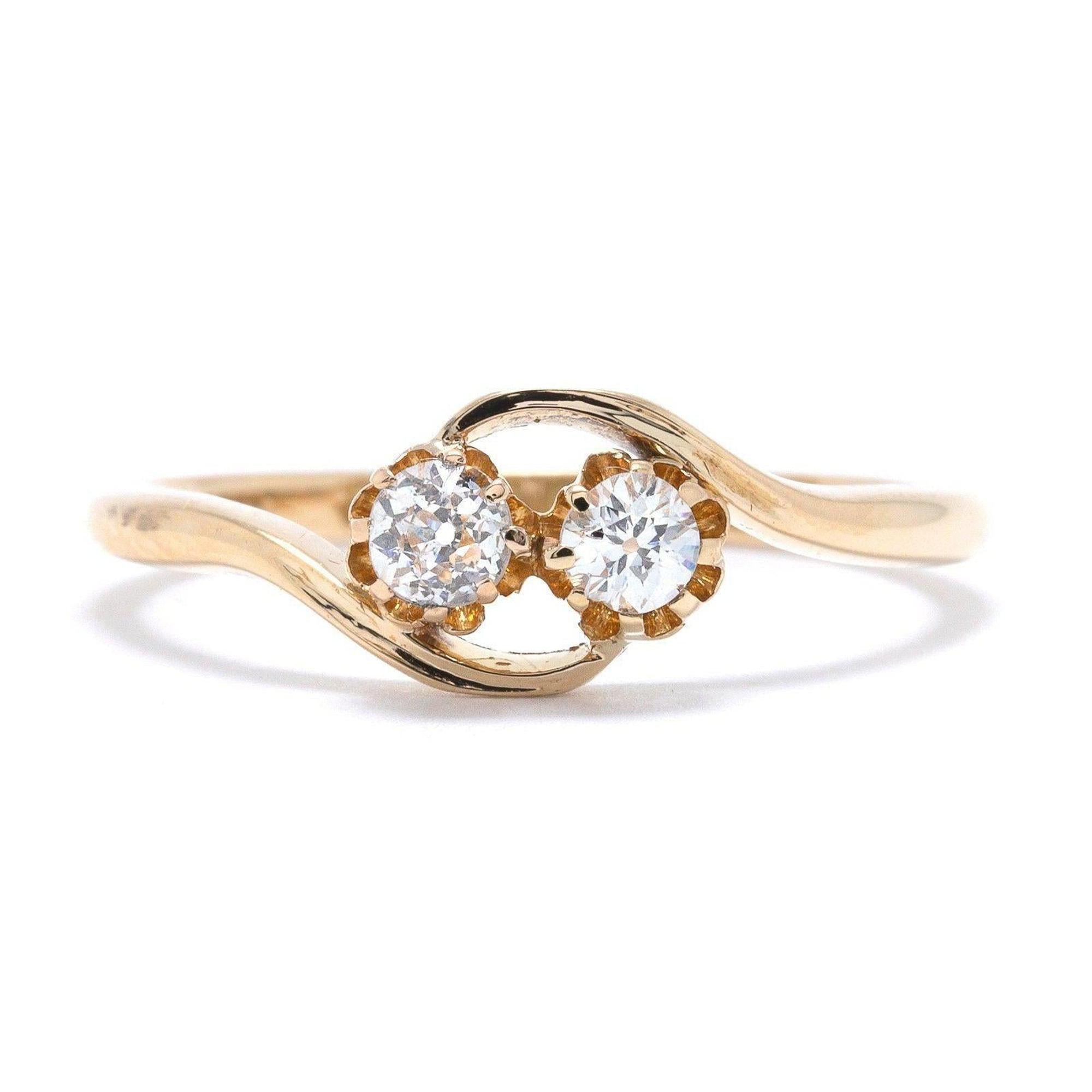 Two Stone Diamond Ring