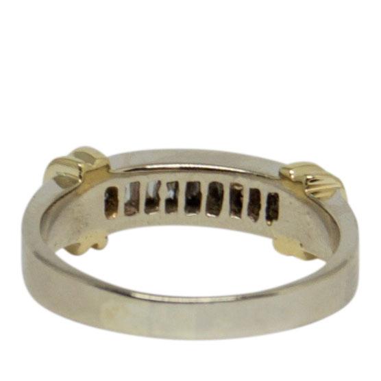 Two-Tone Diamond Band Ring
