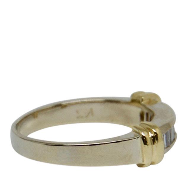 Two-Tone Diamond Band Ring