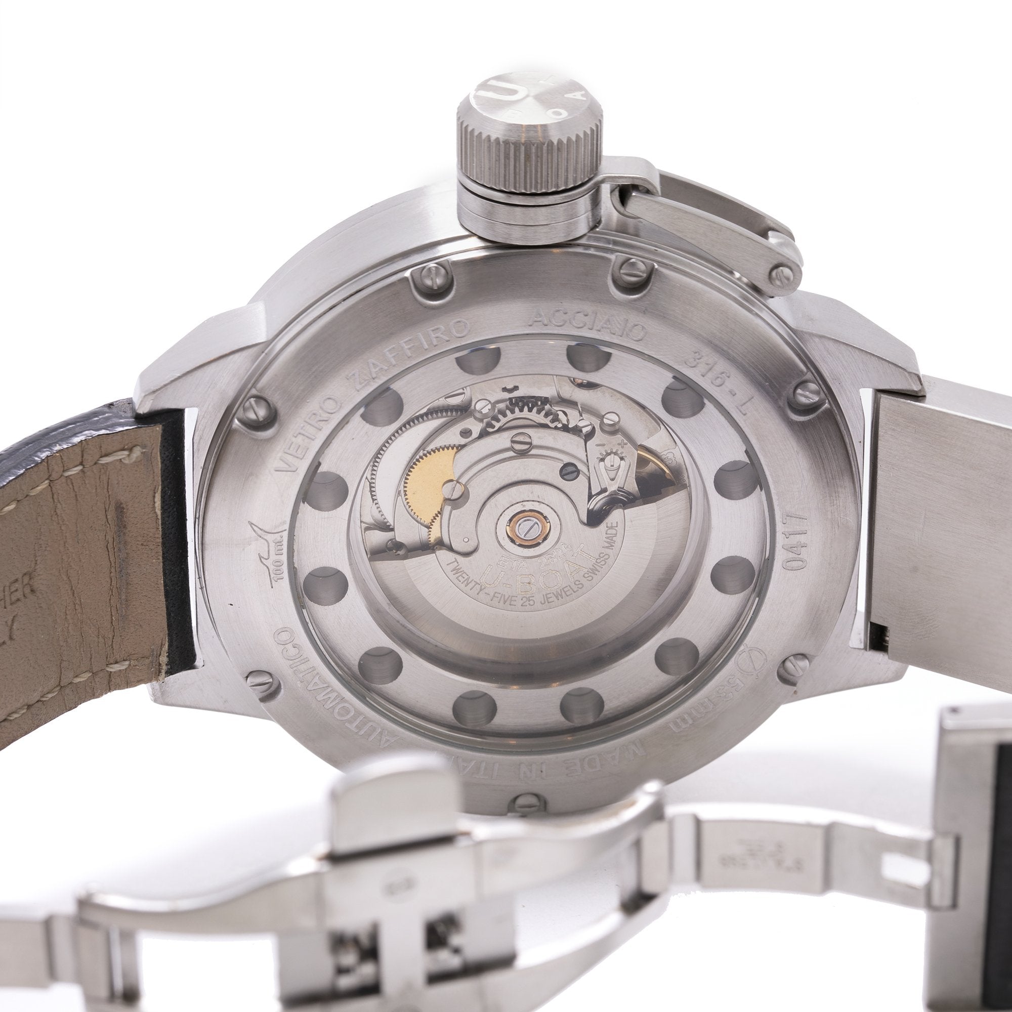 U-Boat Italo Fontana Classico Watch w/ Box & Card