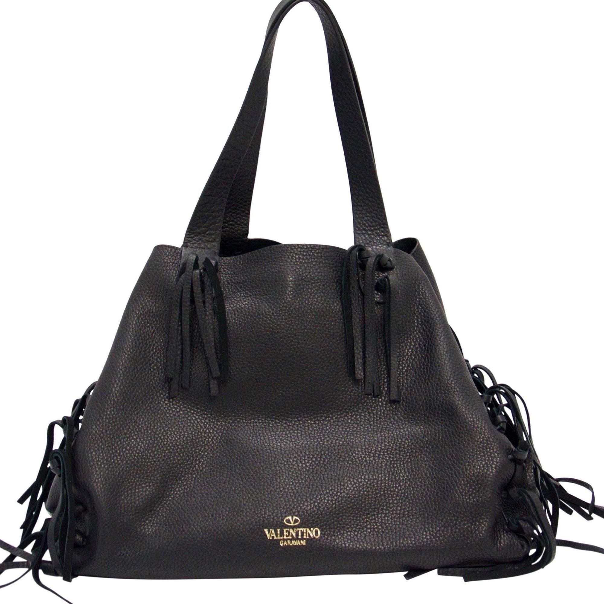 Valentino C-Rockee Fringe Tote