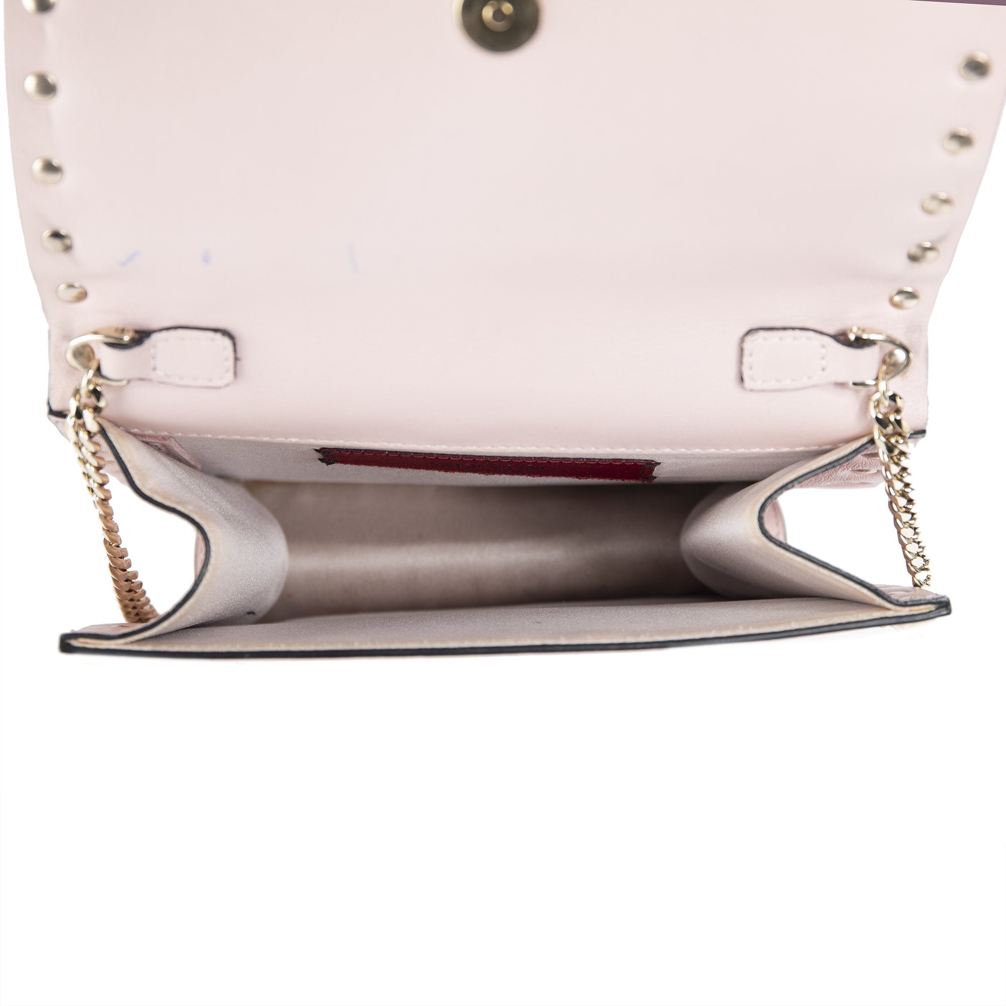 Valentino Rockstud Mini Flap Top Crossbody Chain Bag
