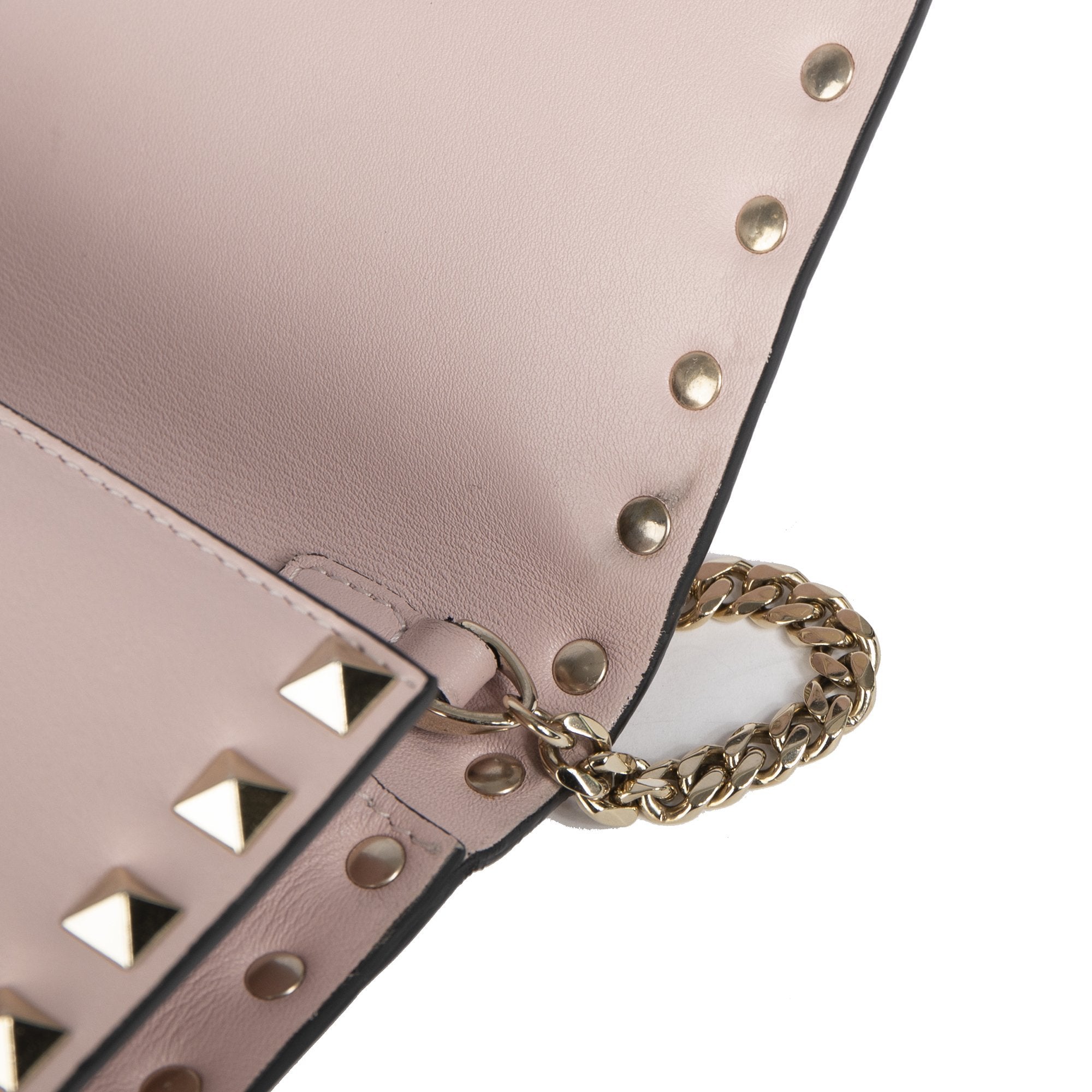Valentino Rockstud Mini Flap Top Crossbody Chain Bag