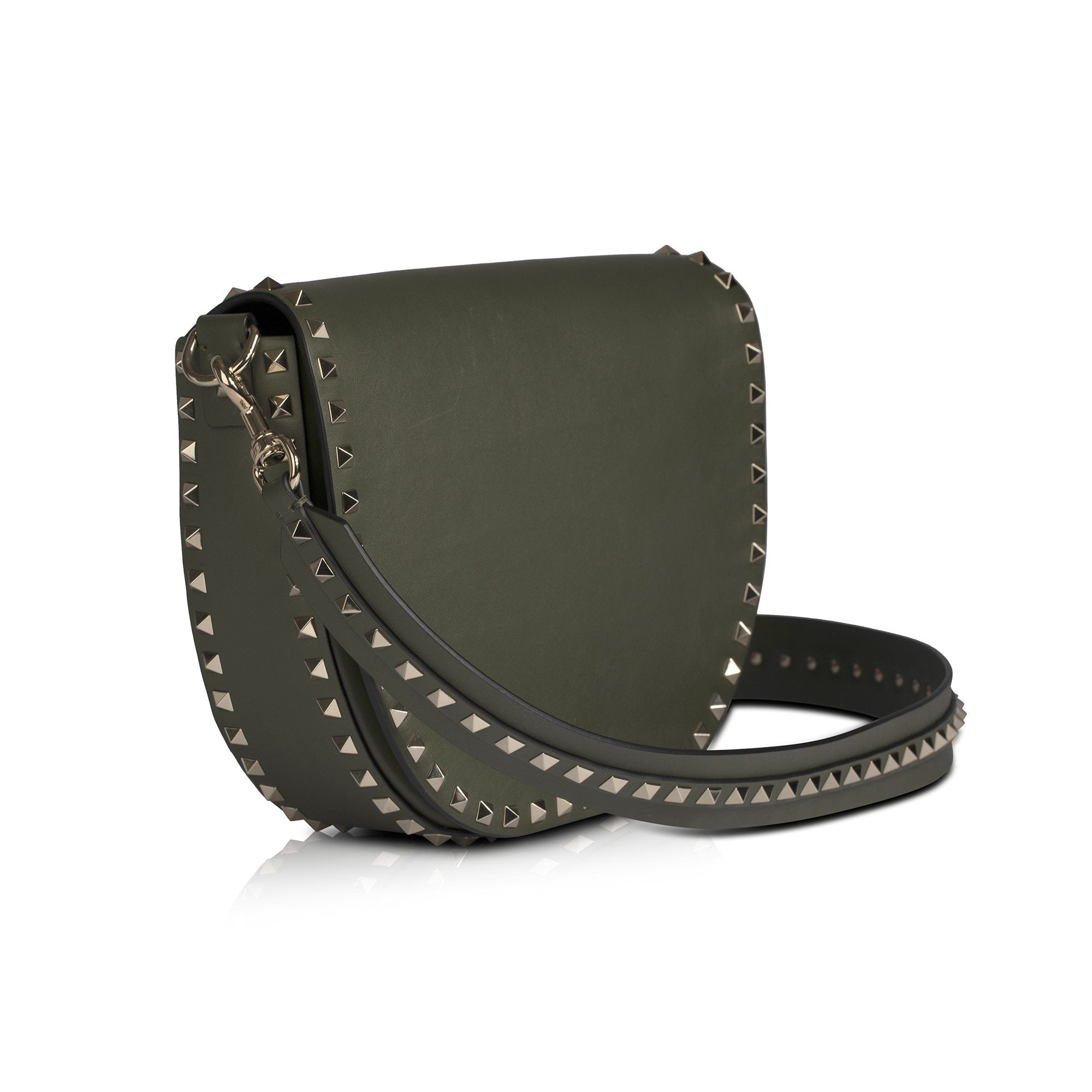 Valentino Rockstud Saddle Crossbody Bag