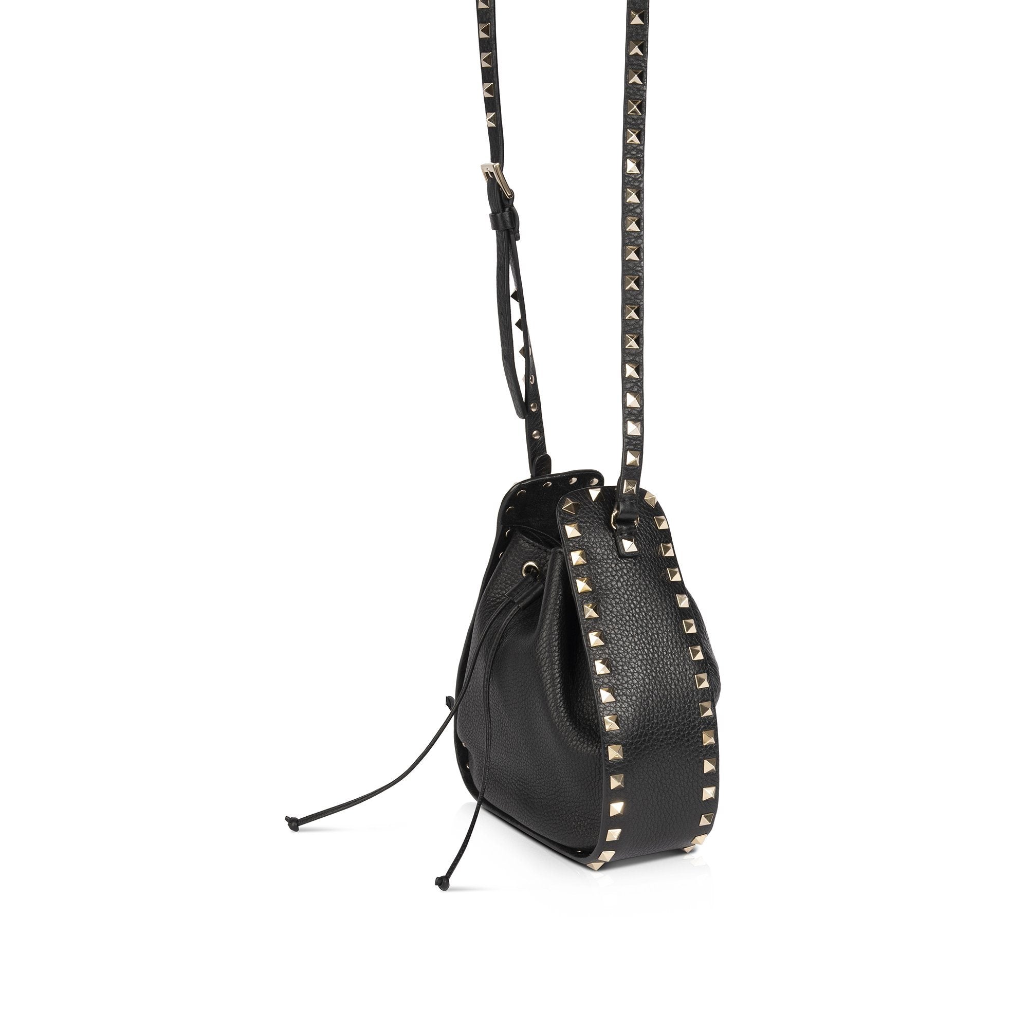 Valentino Small Rockstud Bucket Bag