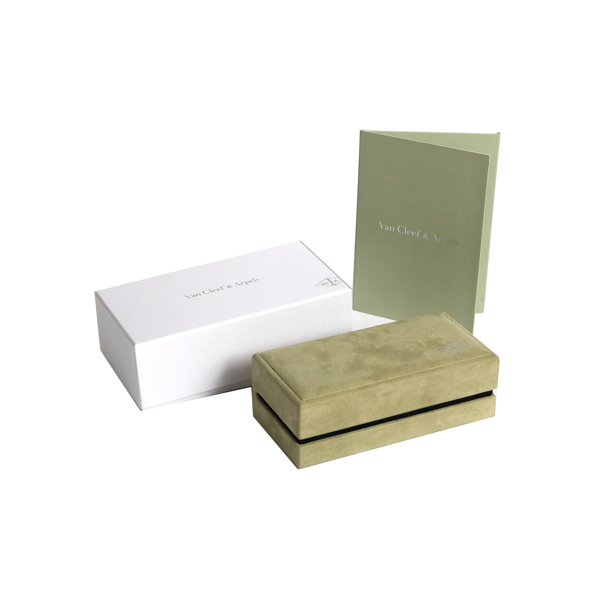 Van Cleef & Arpels 18k White Gold 5 Motifs Vintage Alhambra Bracelet w/ Box & Certificate