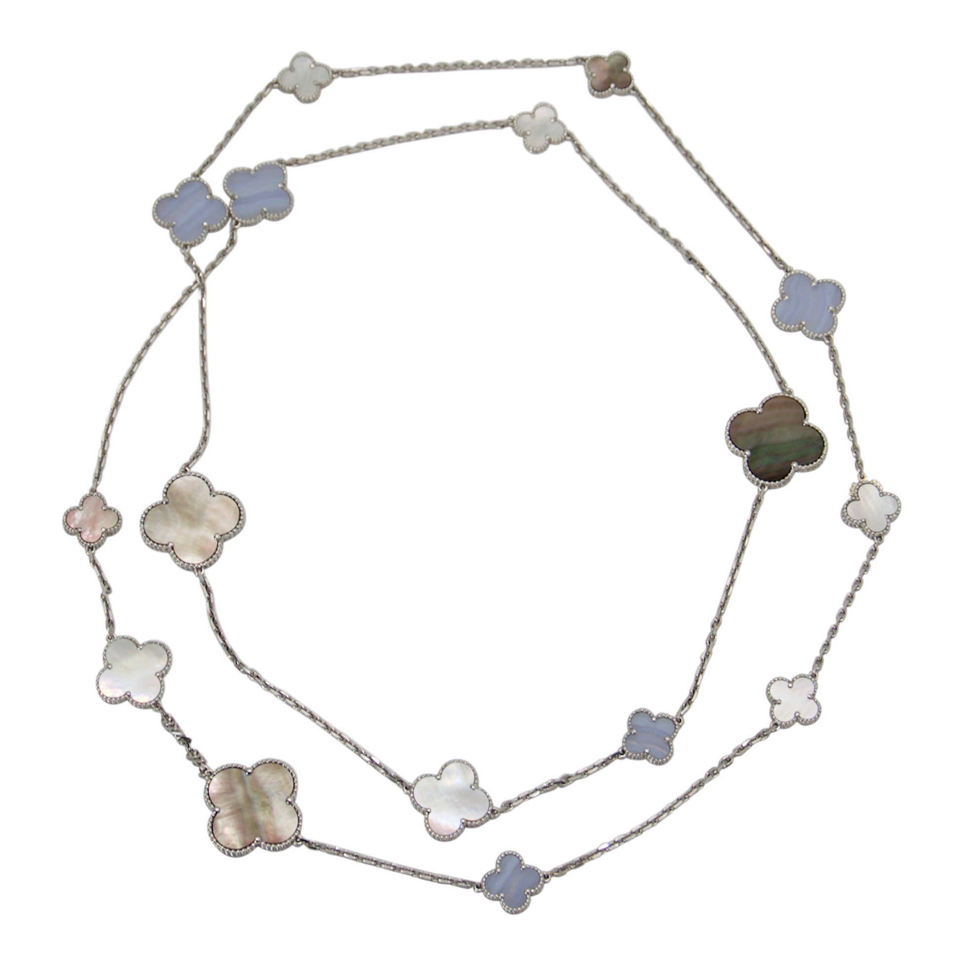 Van Cleef & Arpels Magic Alhambra 16 Motifs Long Necklace