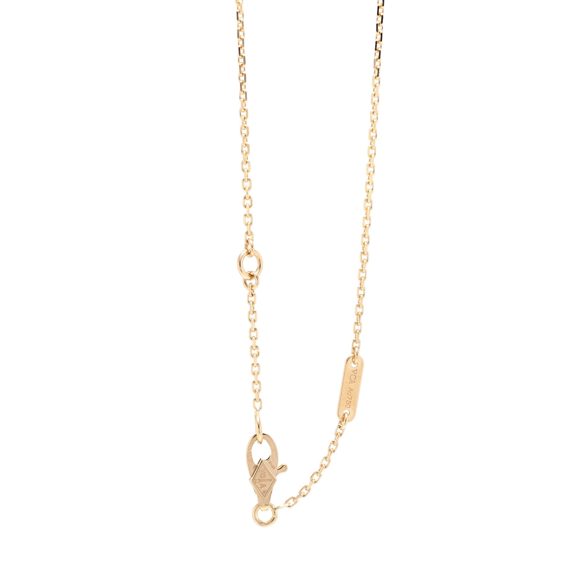 Van Cleef & Arpels Mother of Pearl Sweet Alhambra Pendant Necklace