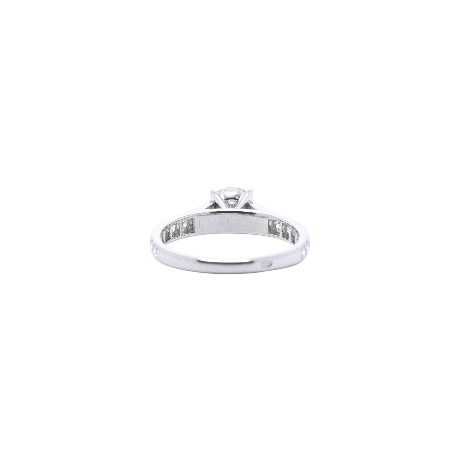 Van Cleef & Arpels Romance Solitaire 0.71 ct. Diamond Engagement Ring w/ GIA Report & Box