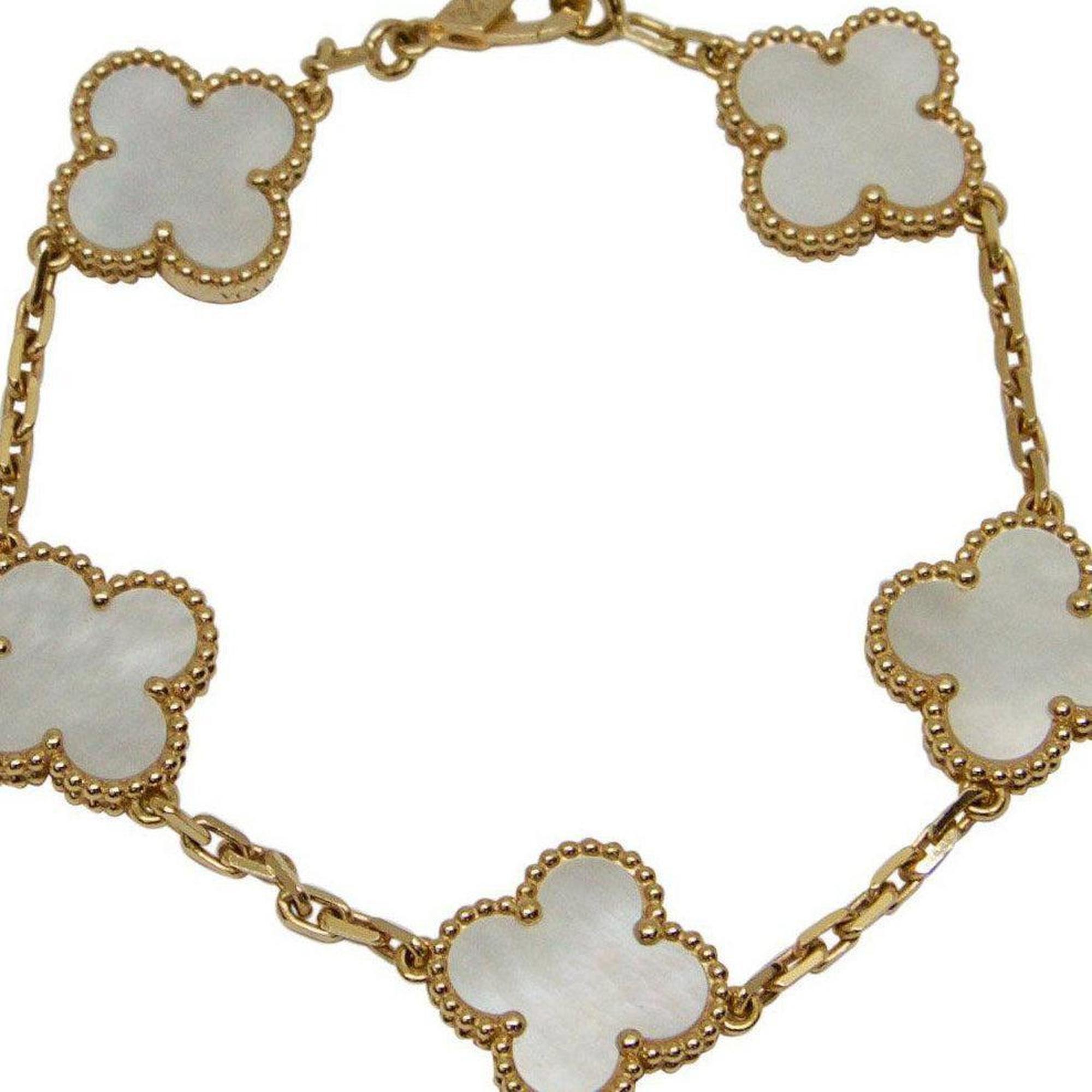 Van Cleef & Arpels Vintage Alhambra Bracelet with Mother of Pearl