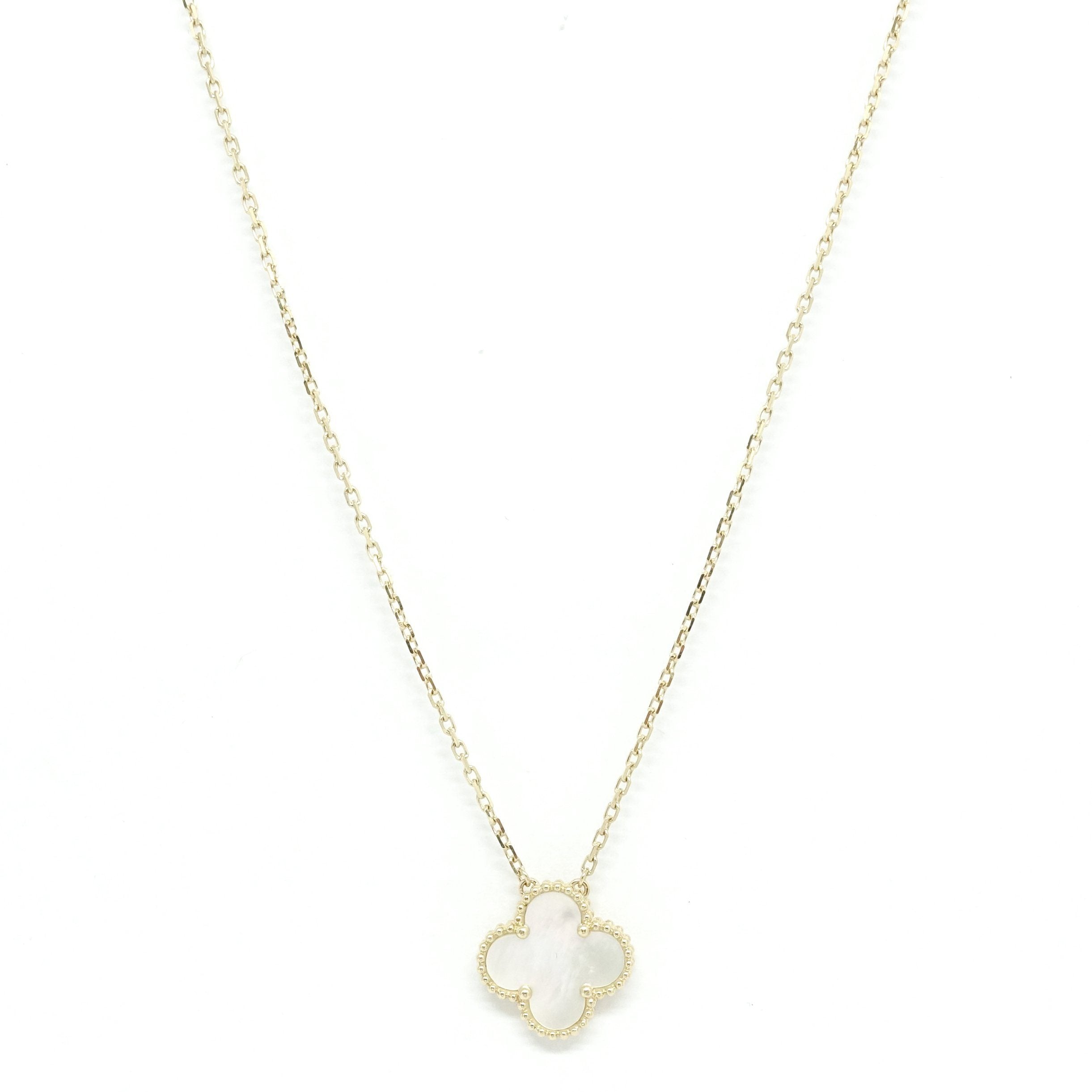 Van Cleef & Arpels Vintage Alhambra Mother of Pearl Pendant