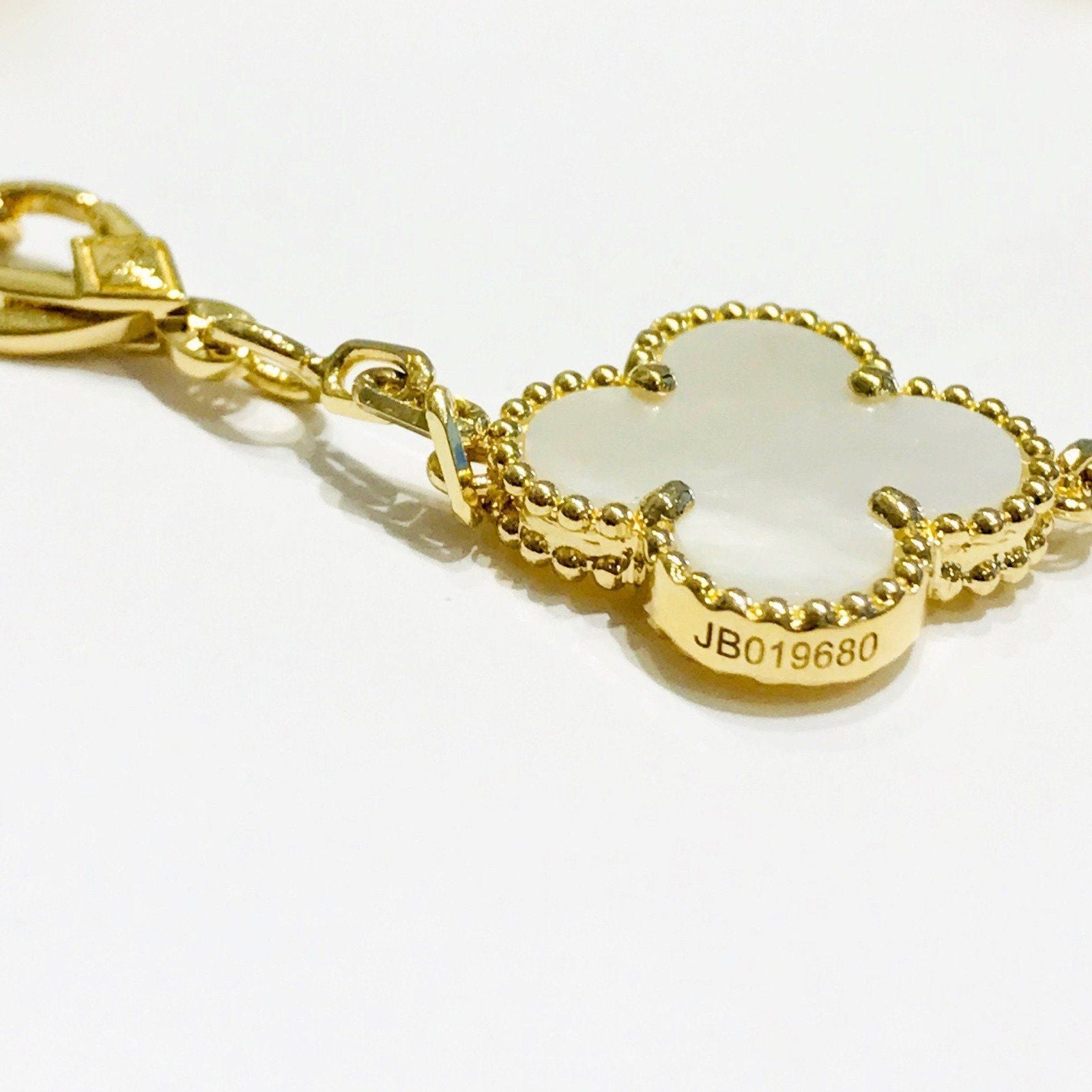 Van Cleef & Arpels Vintage Mother of Pearl Alhambra Bracelet