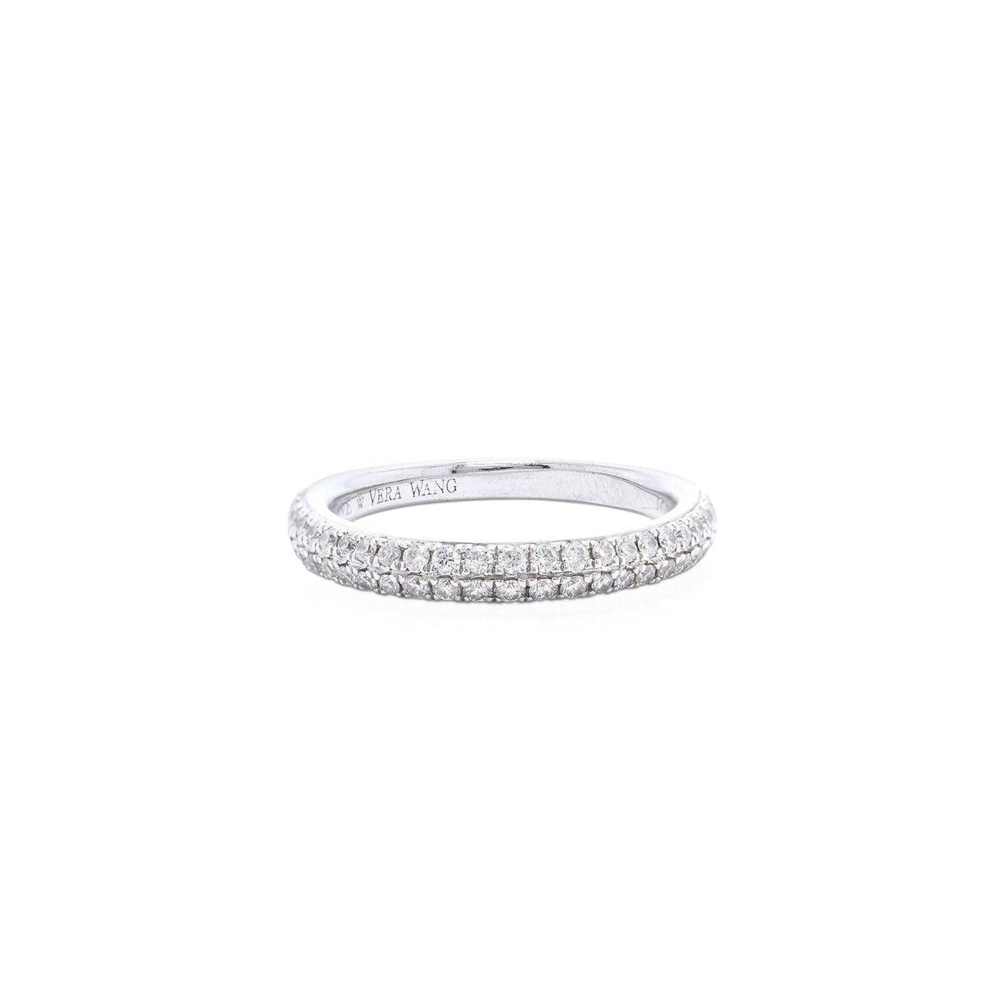 Vera Wang Pave Diamond Band Ring