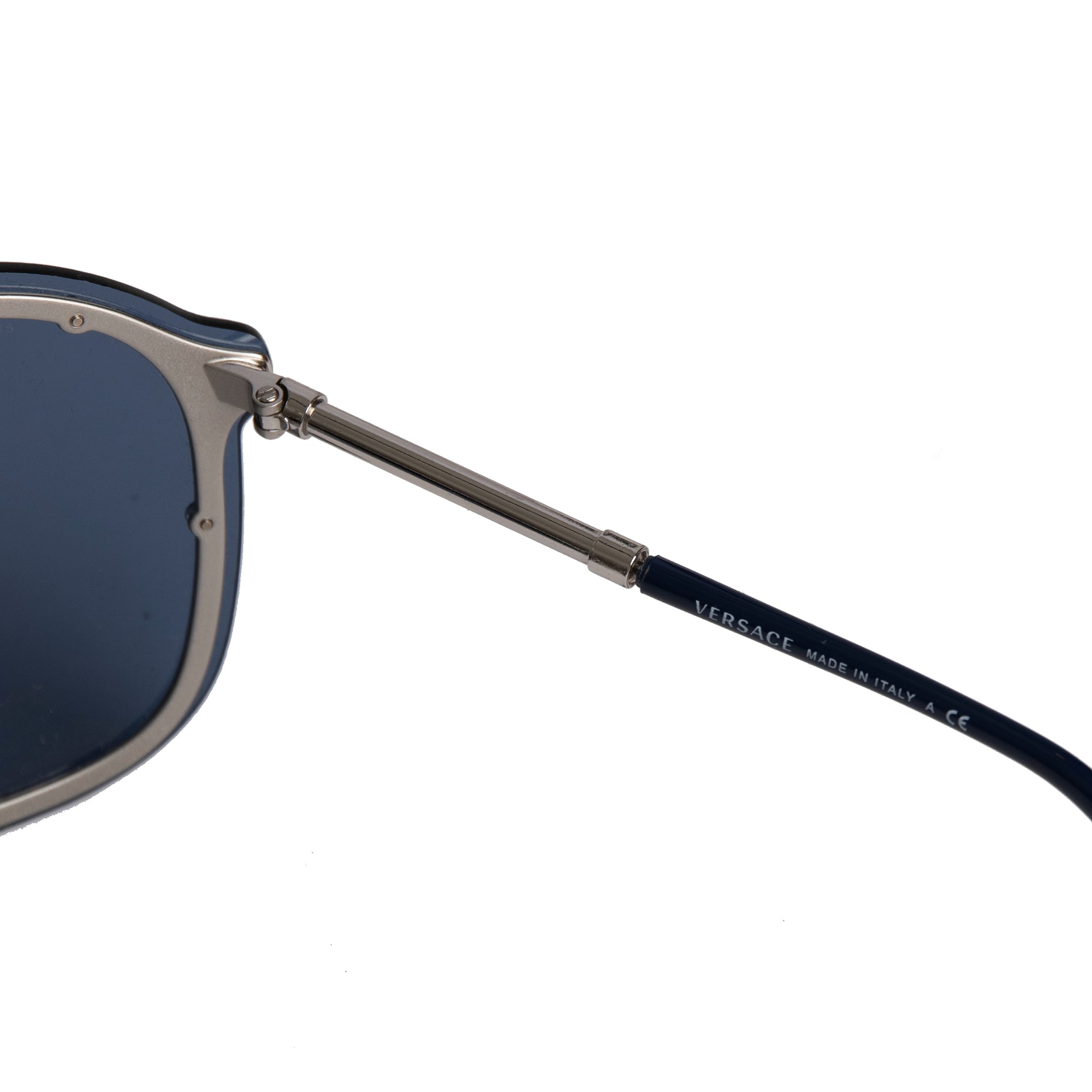 Versace Glam Medusa Shield Sunglasses w/ Case