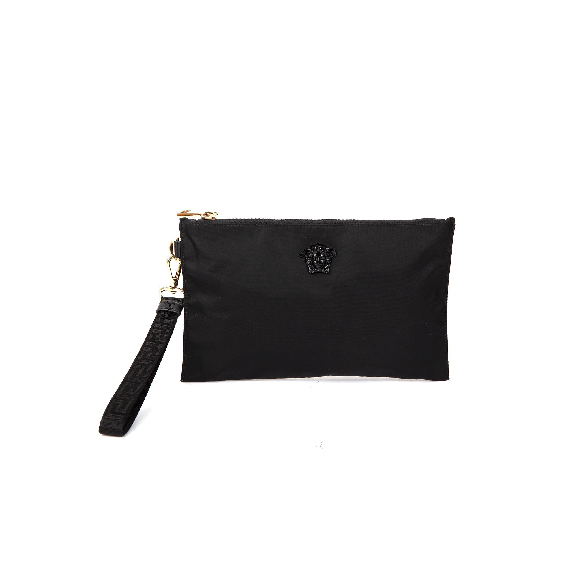 Versace La Medusa Nylon Writslet Pouch w/ Box